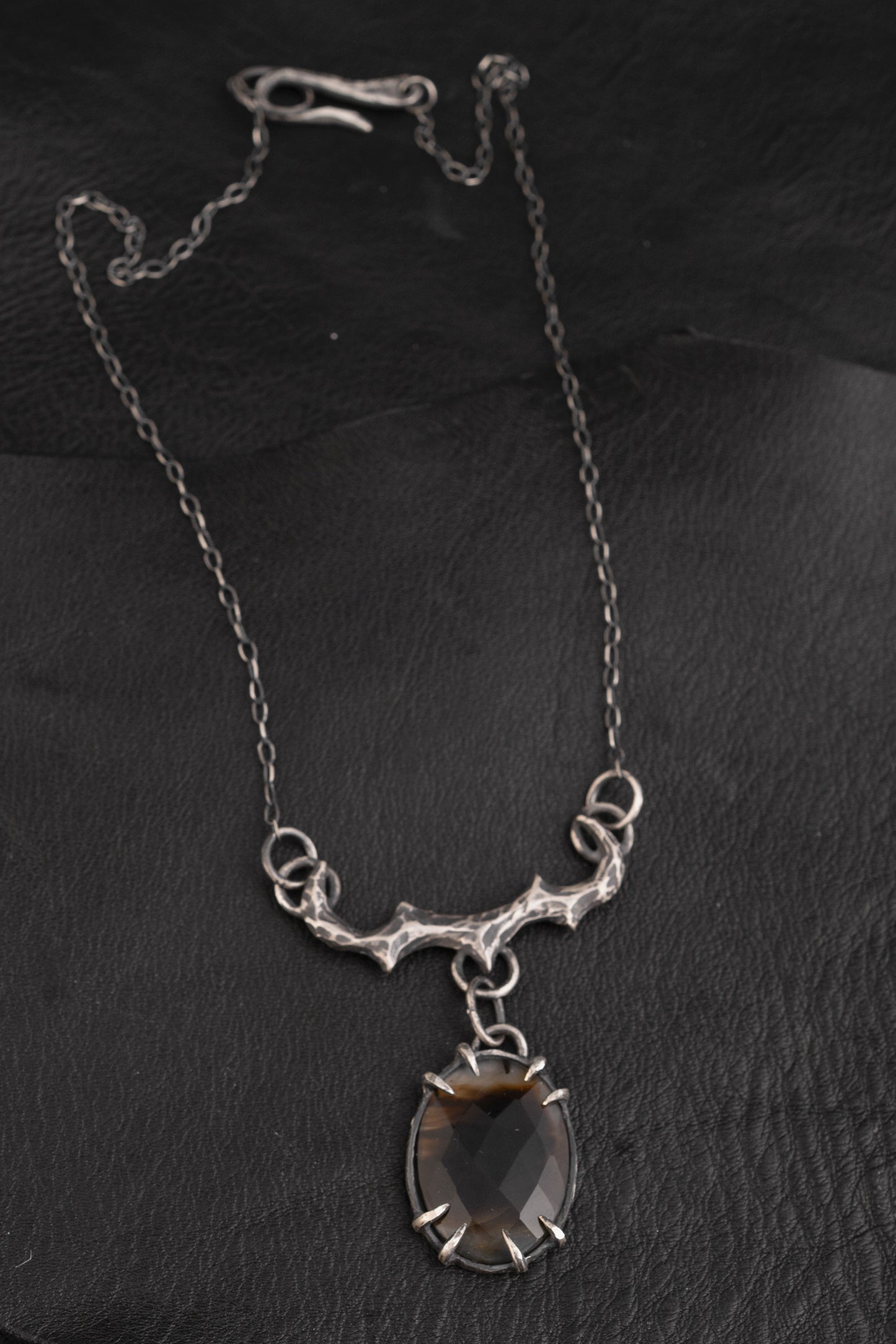 Lovers Of The Night Necklace // Montana Agate