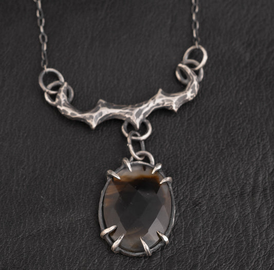 Lovers Of The Night Necklace // Montana Agate