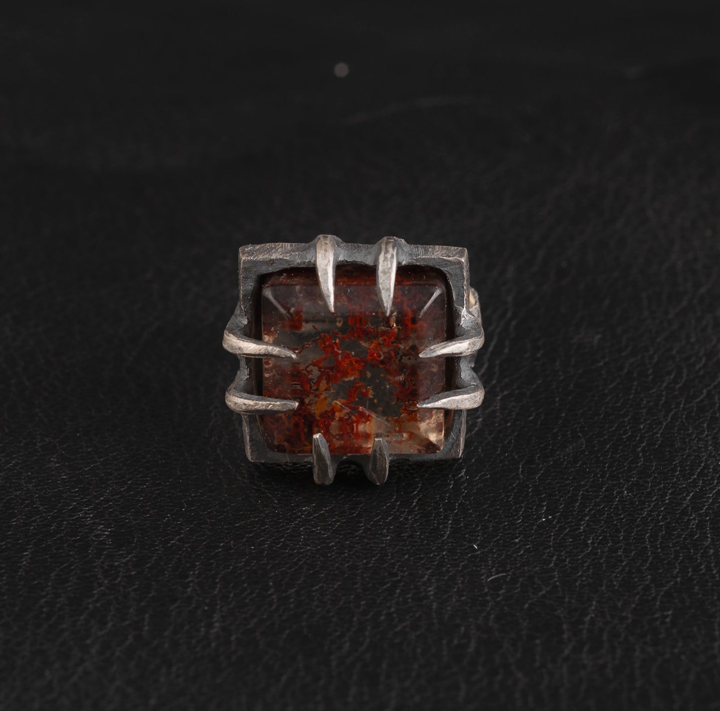 Burn Ring // Garden Quartz // Lodolite