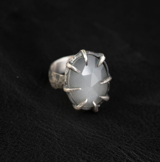 Urn Ring // White Moonstone