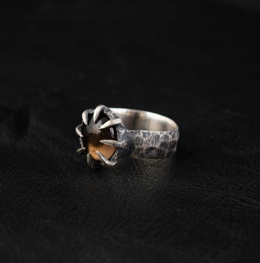 Barge Ring // Smokey Quartz