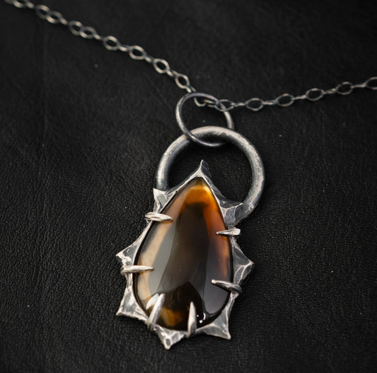 Body Necklace // Montana Agate