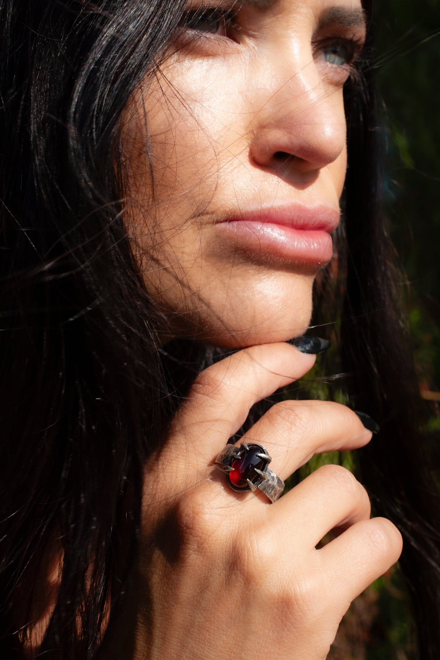 Bloodwar  Ring // Garnet