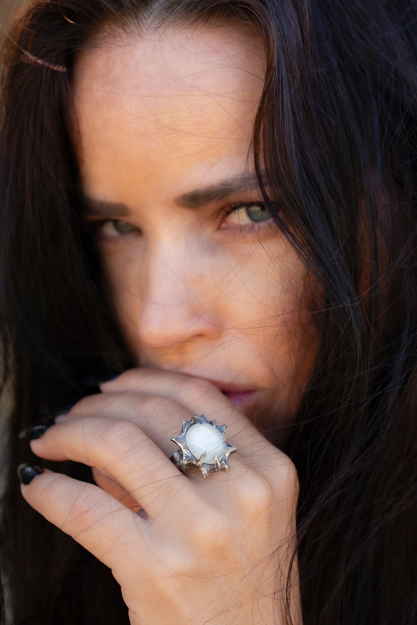 Love You Ring // White Moonstone
