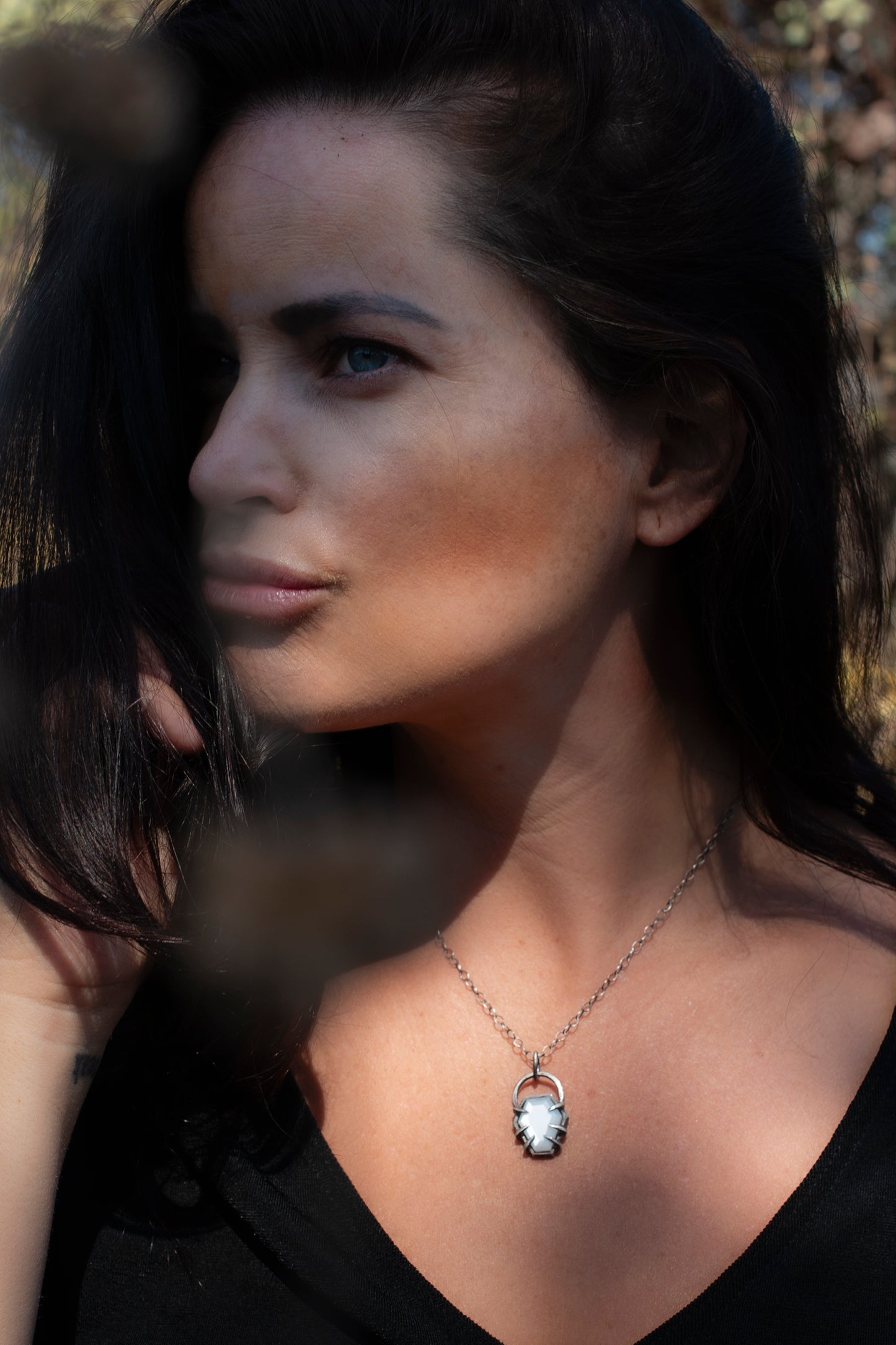 Don't Necklace // White Moonstone