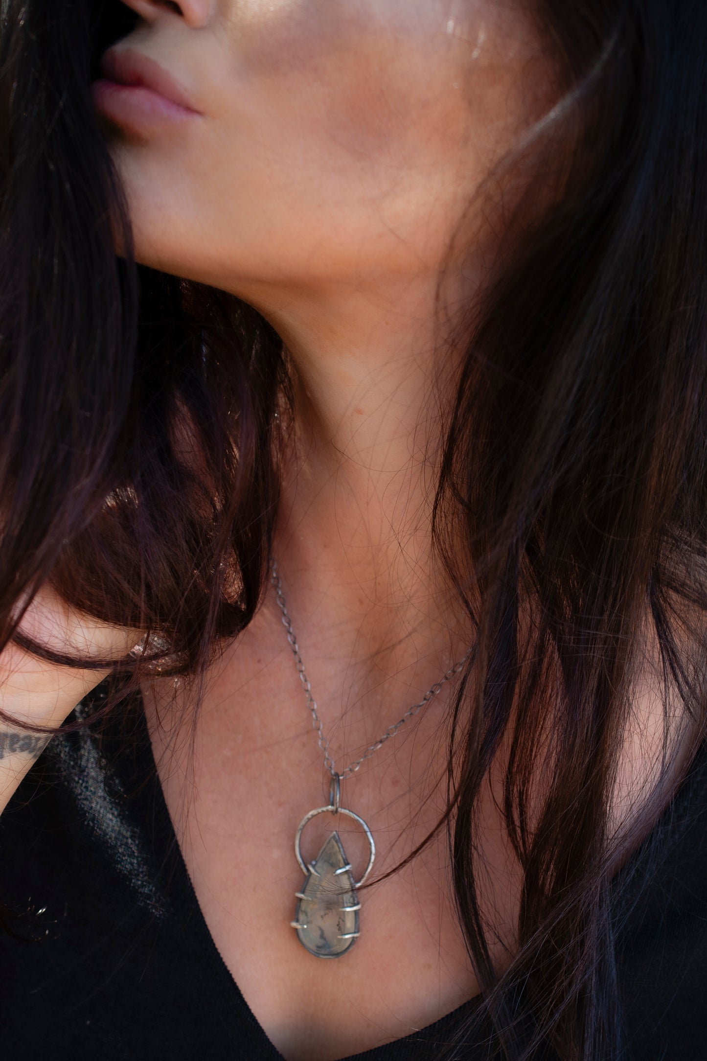 Lockstep Necklace // Dendritic Quartz