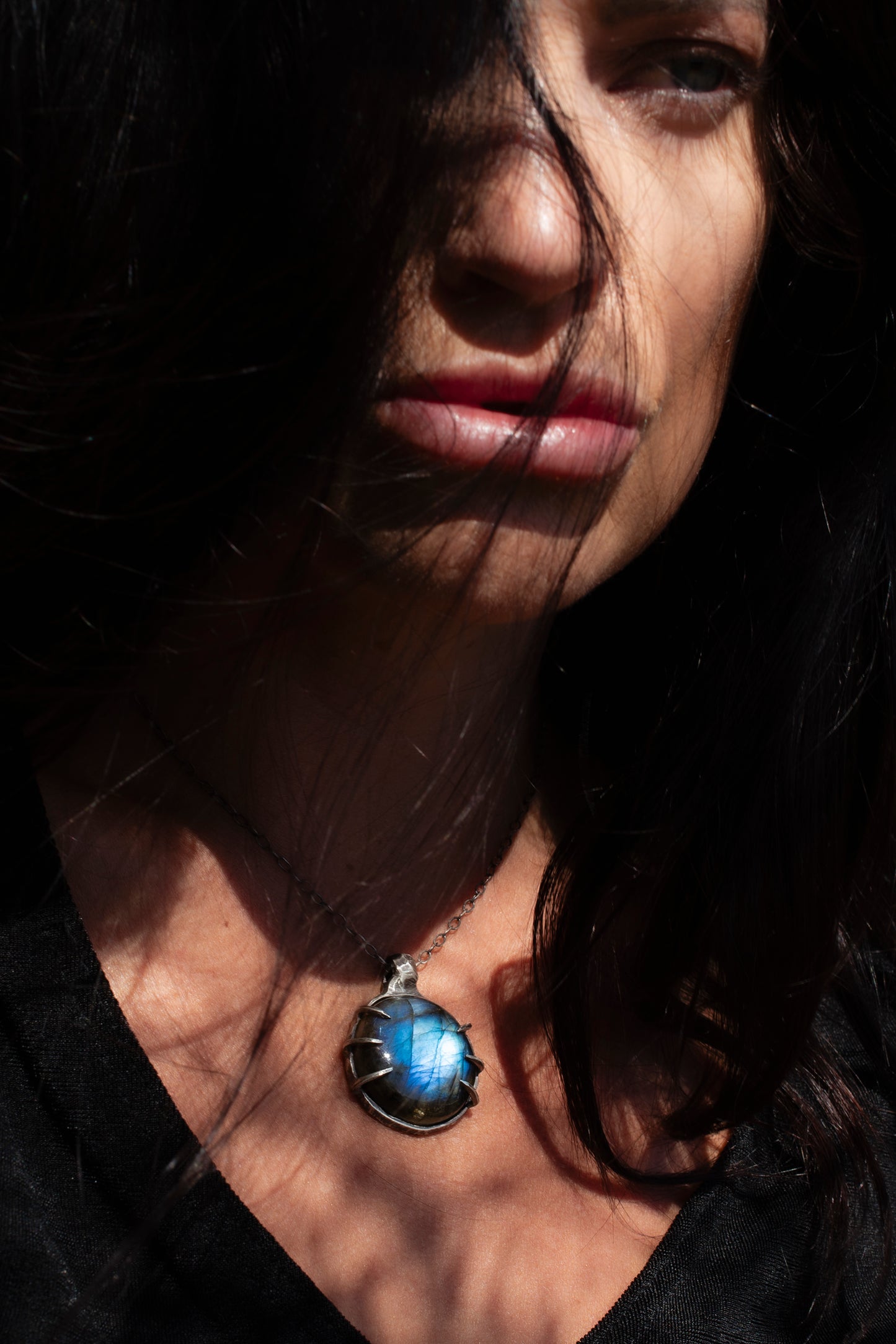 Anhedonia Necklace // Labradorite
