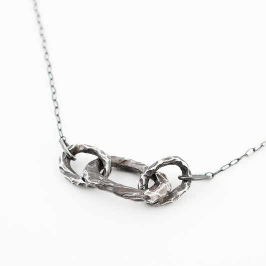 Puppy Necklace // Sterling Silver