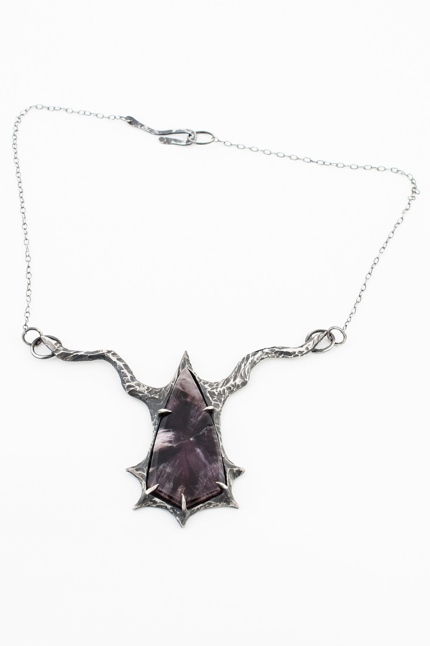 Flies Necklace // Amethyst
