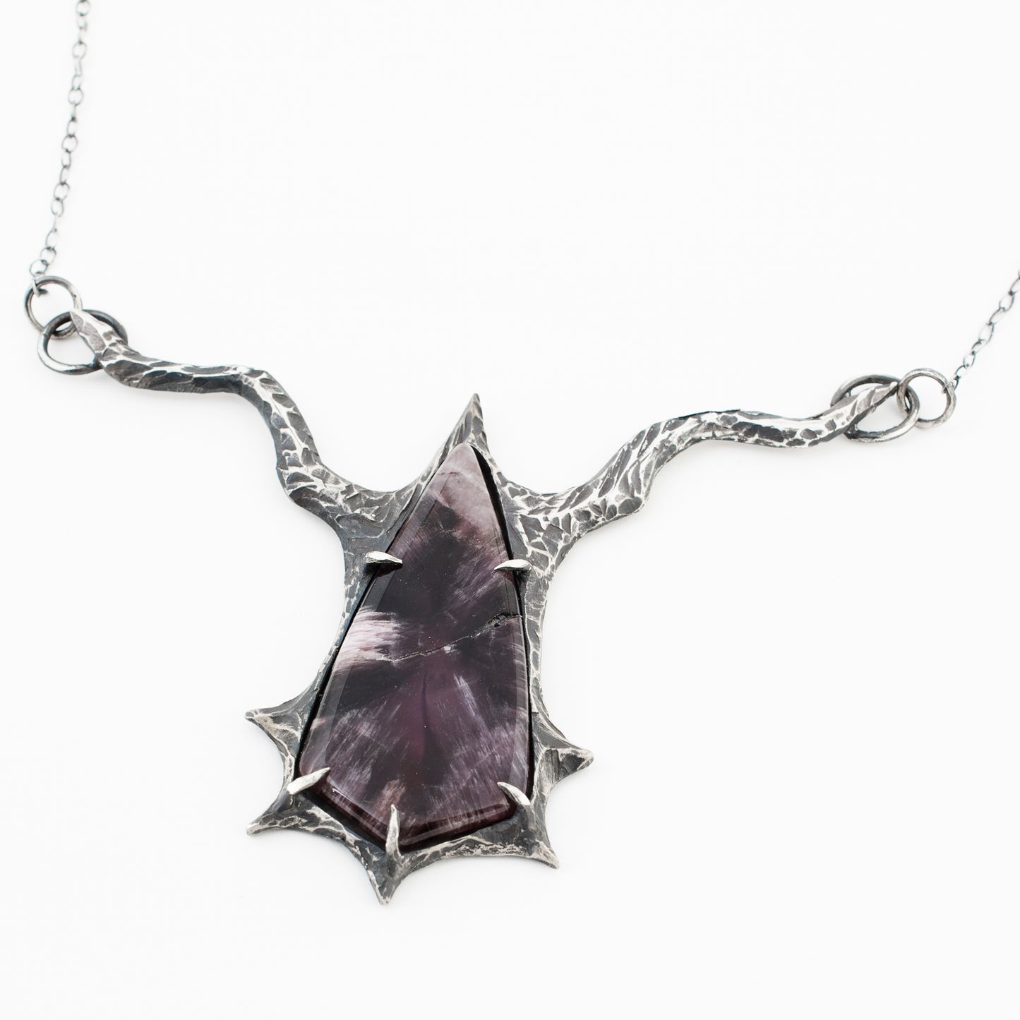 Flies Necklace // Amethyst