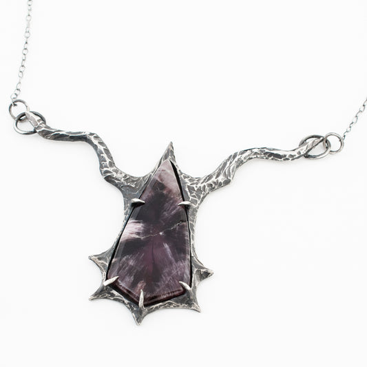 Flies Necklace // Amethyst