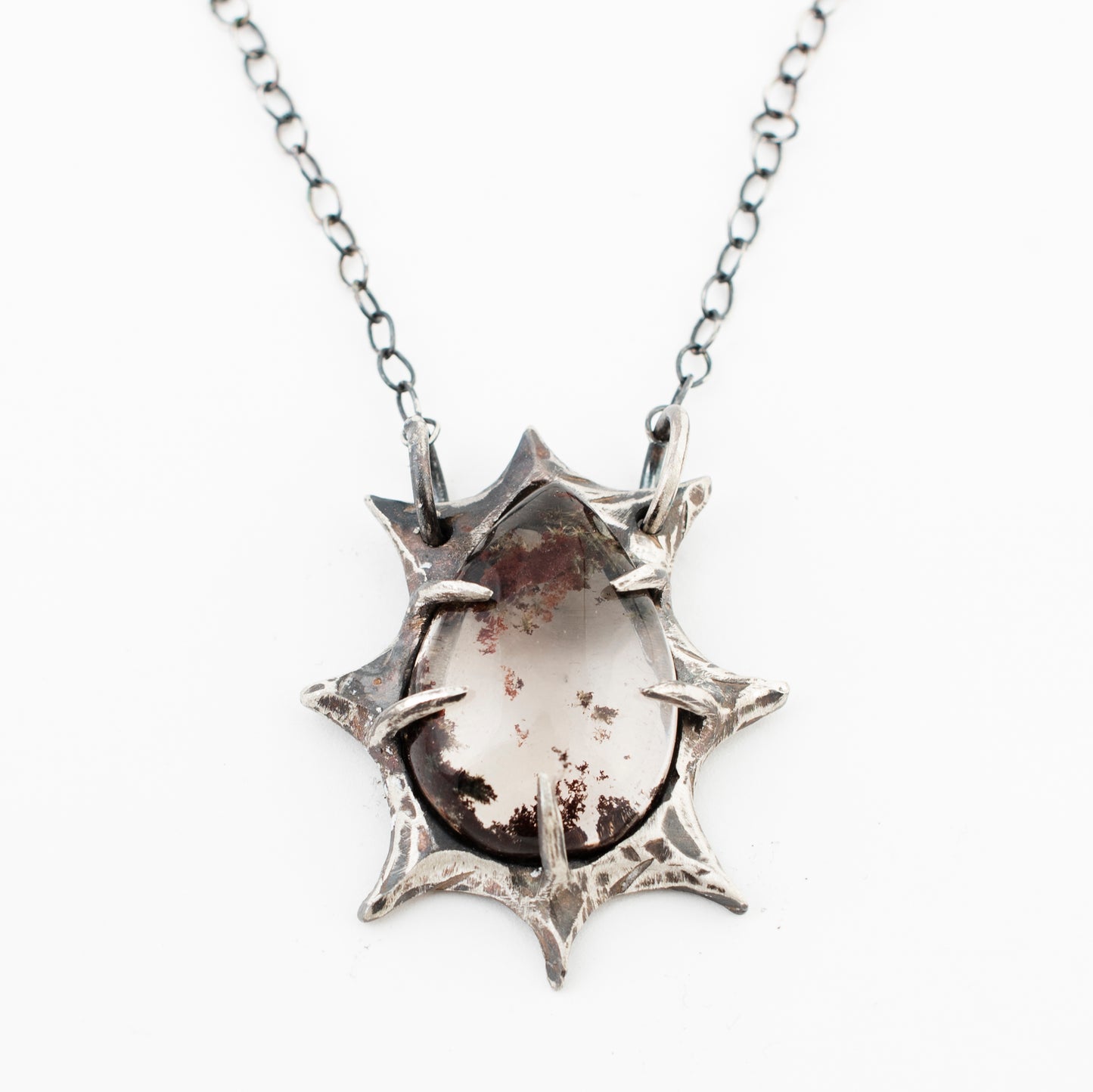 Triumph Necklace // Garden Quartz // Lodolite
