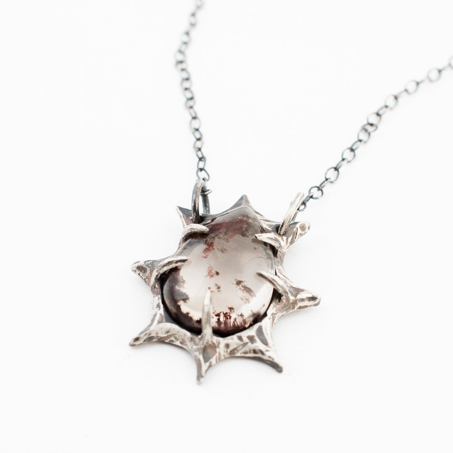 Triumph Necklace // Garden Quartz // Lodolite