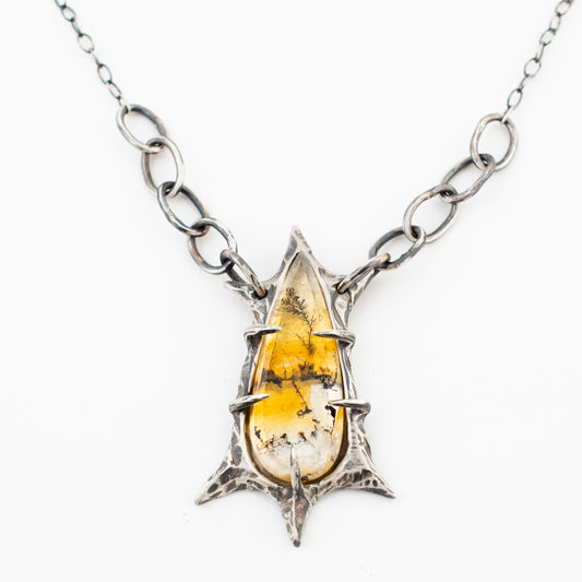 Stacked Necklace // Dendritic Quartz