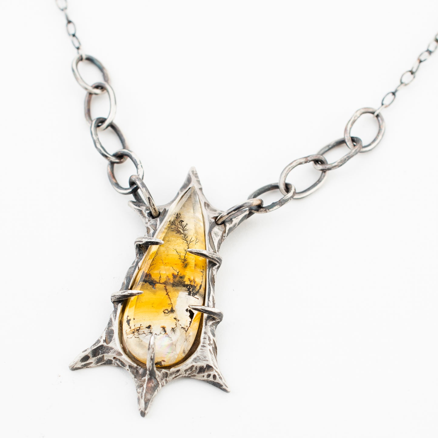 Stacked Necklace // Dendritic Quartz