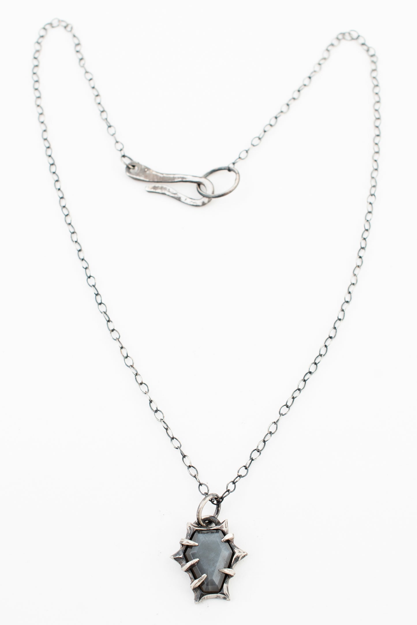 Living Bridge Necklace // Grey Moonstone