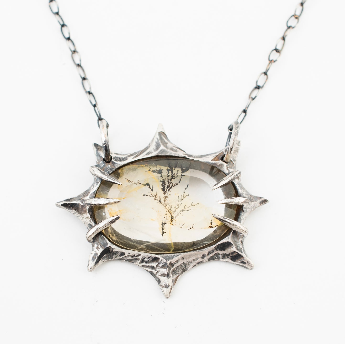 Glimmer Necklace // Dendritic Quartz