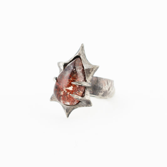 Hallow Ring // Garden Quartz // Lodolite