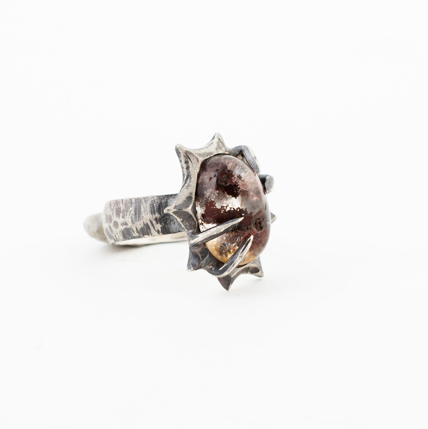 Little Grave Ring // Garden Quartz // Lodolite