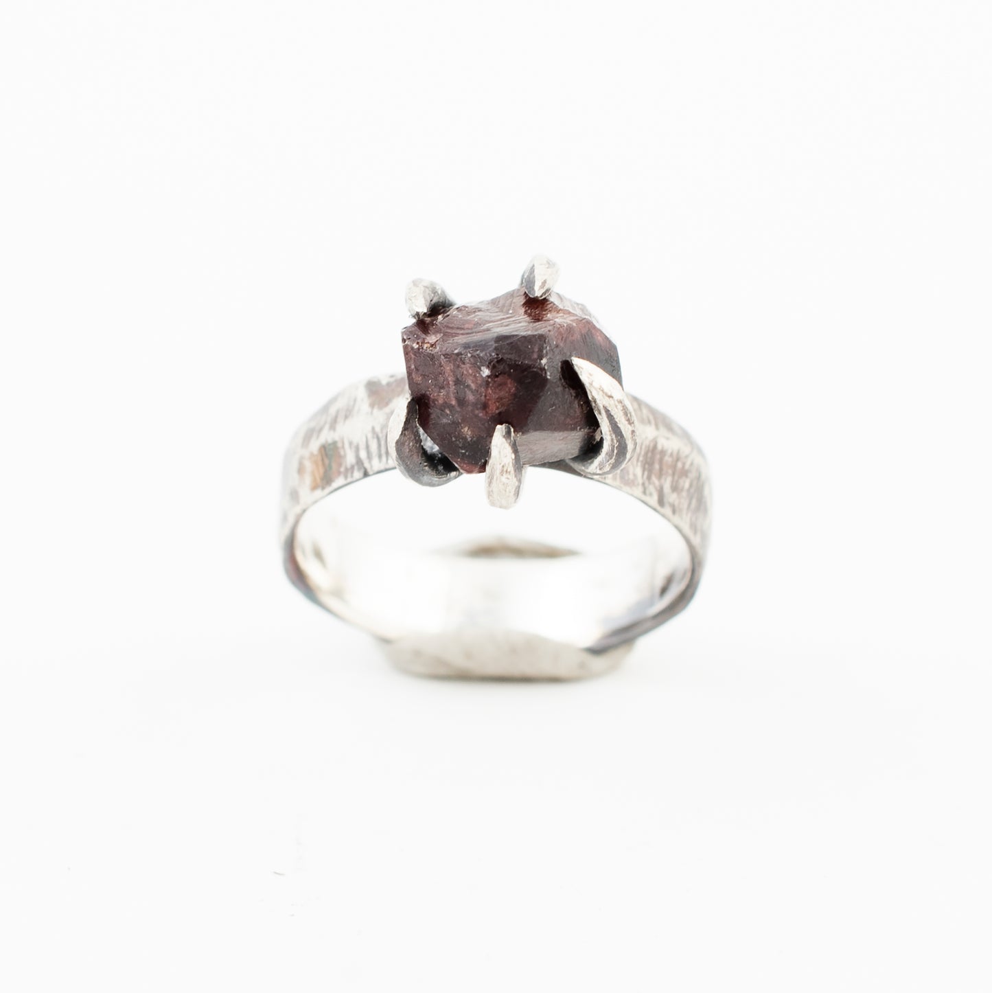Bones II Ring // Garnet