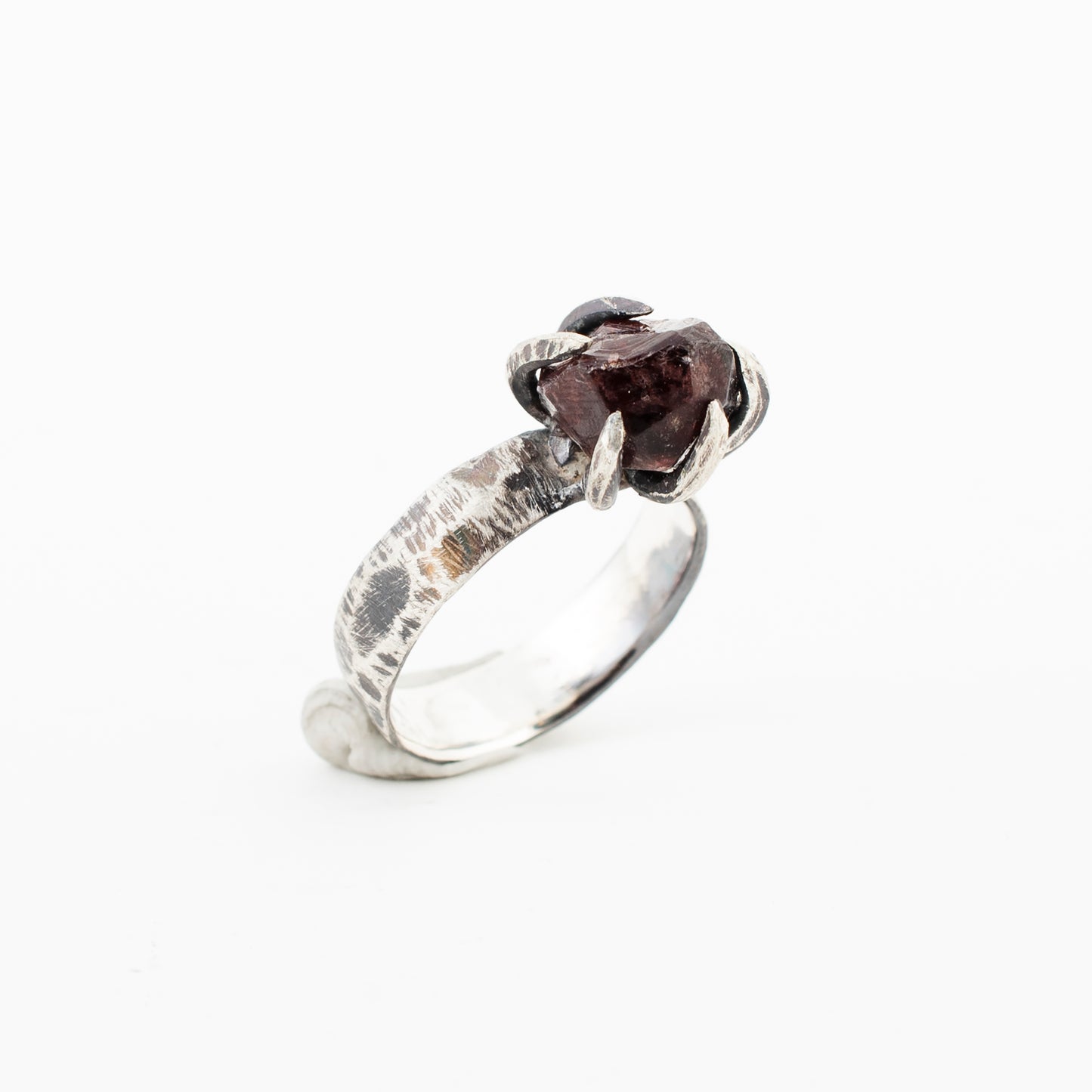 Bones II Ring // Garnet