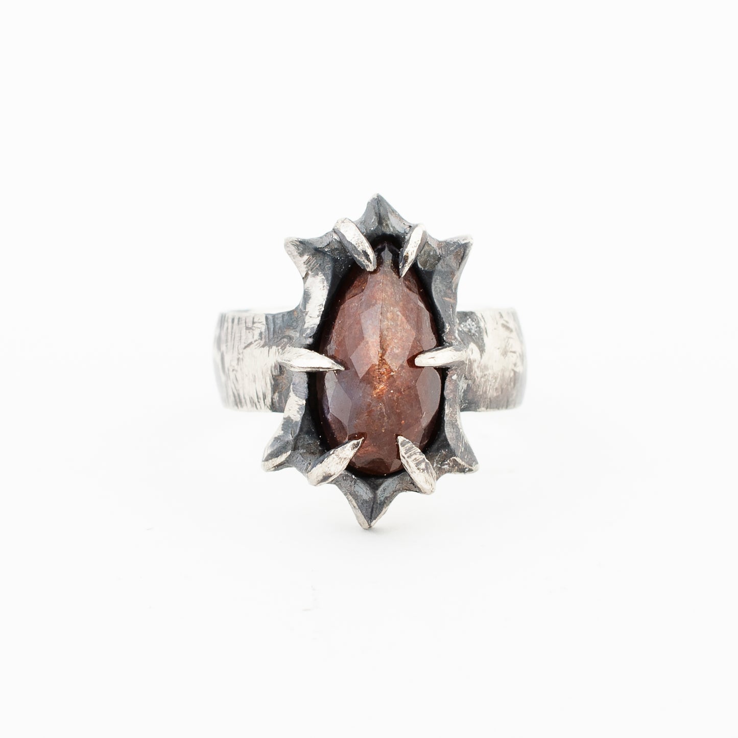 Goes Wrong Ring // Iolite Sunstone