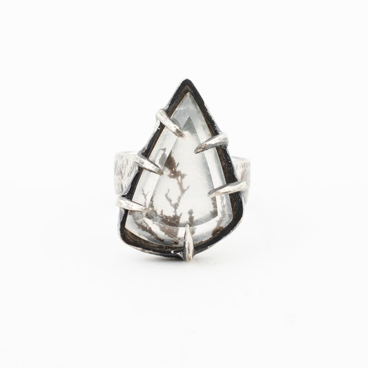Permanent Embrace  Ring // Dendritic Quartz