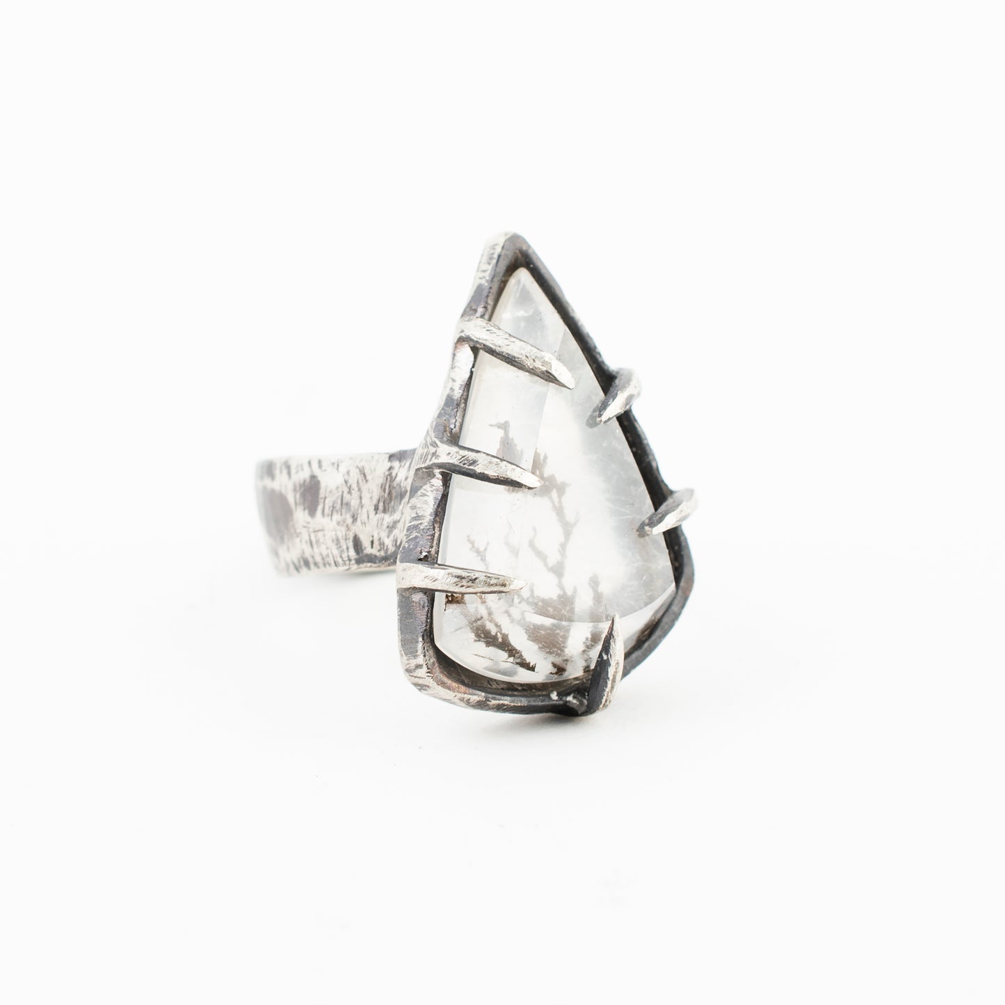 Permanent Embrace  Ring // Dendritic Quartz