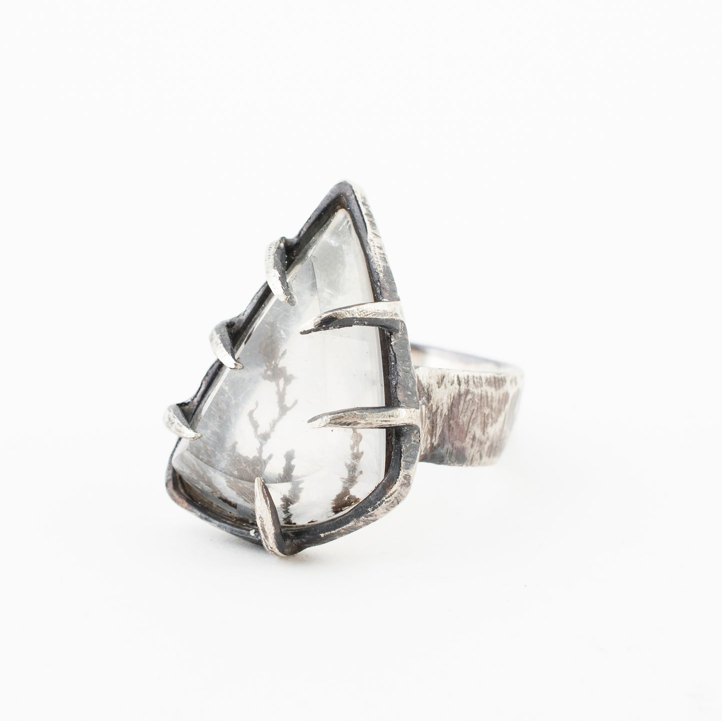 Permanent Embrace  Ring // Dendritic Quartz