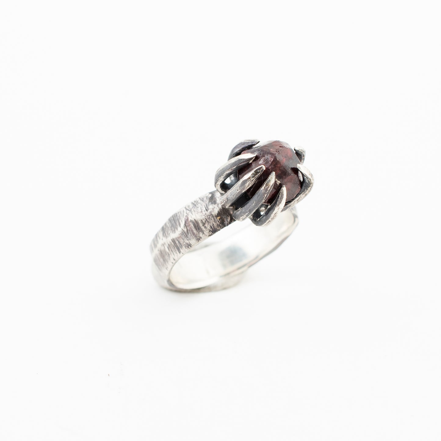 Bones Ring // Garnet