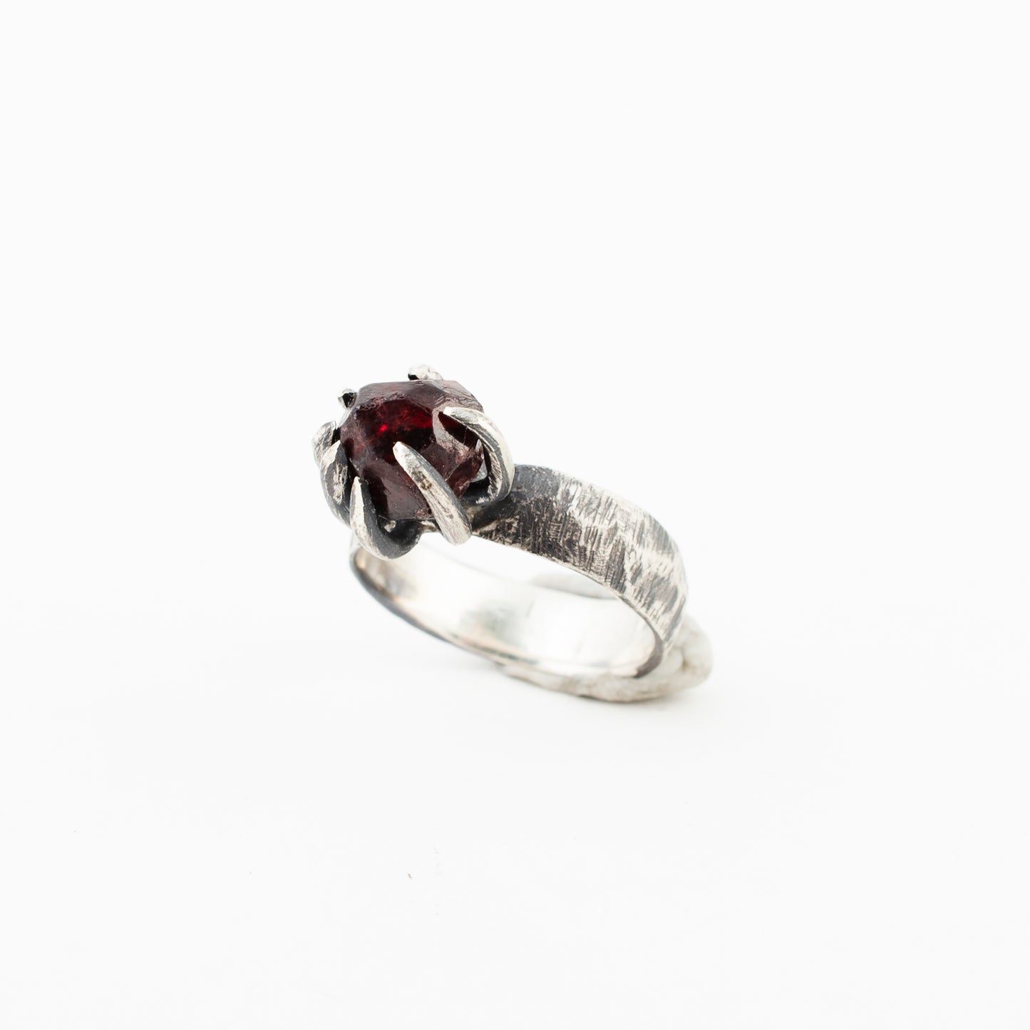 Bones Ring // Garnet