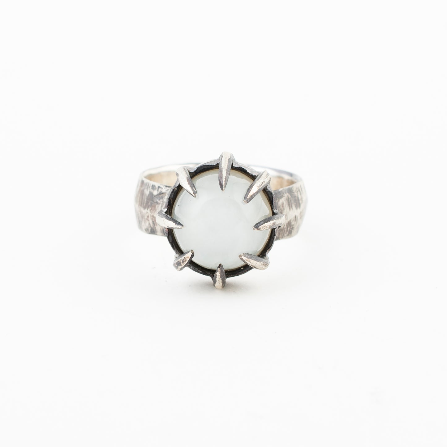 I Hate Sports Ring // White Moonstone