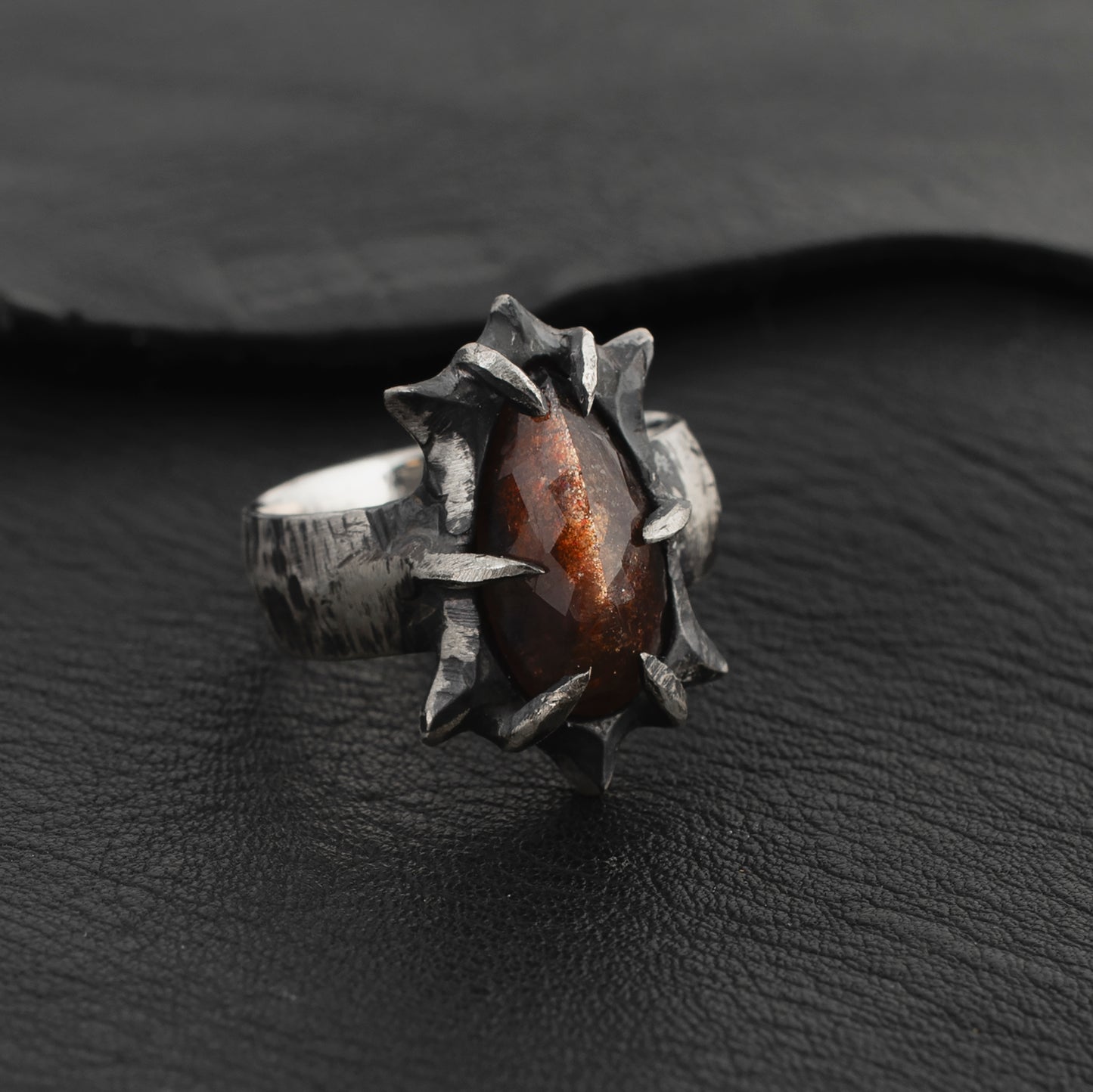 Goes Wrong Ring // Iolite Sunstone
