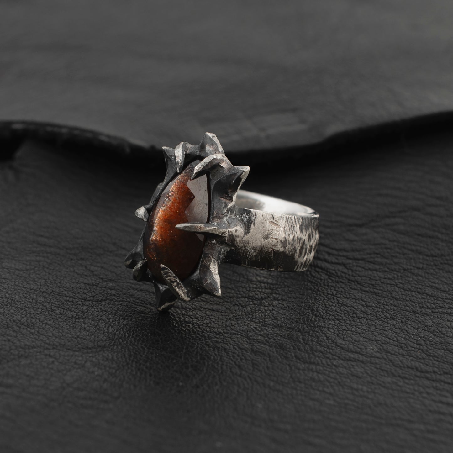 Goes Wrong Ring // Iolite Sunstone