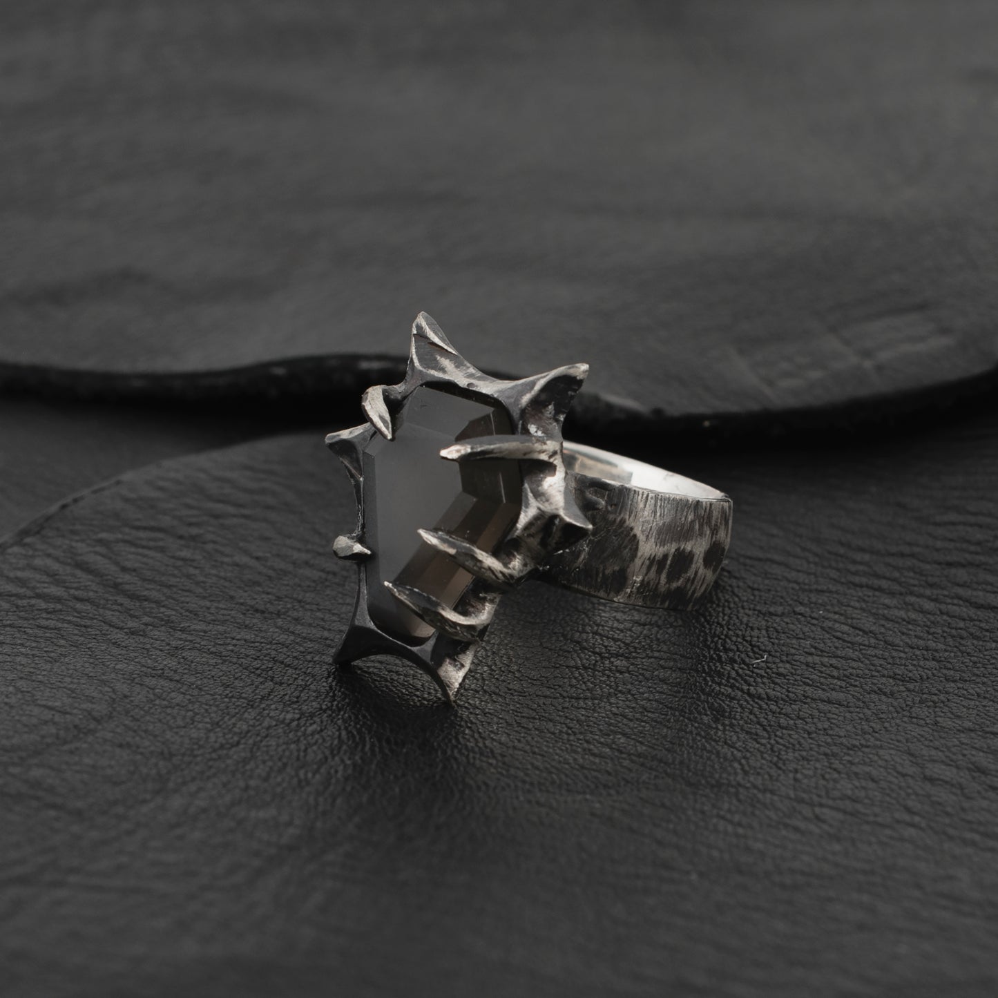 Let Go Ring // Grey Moonstone
