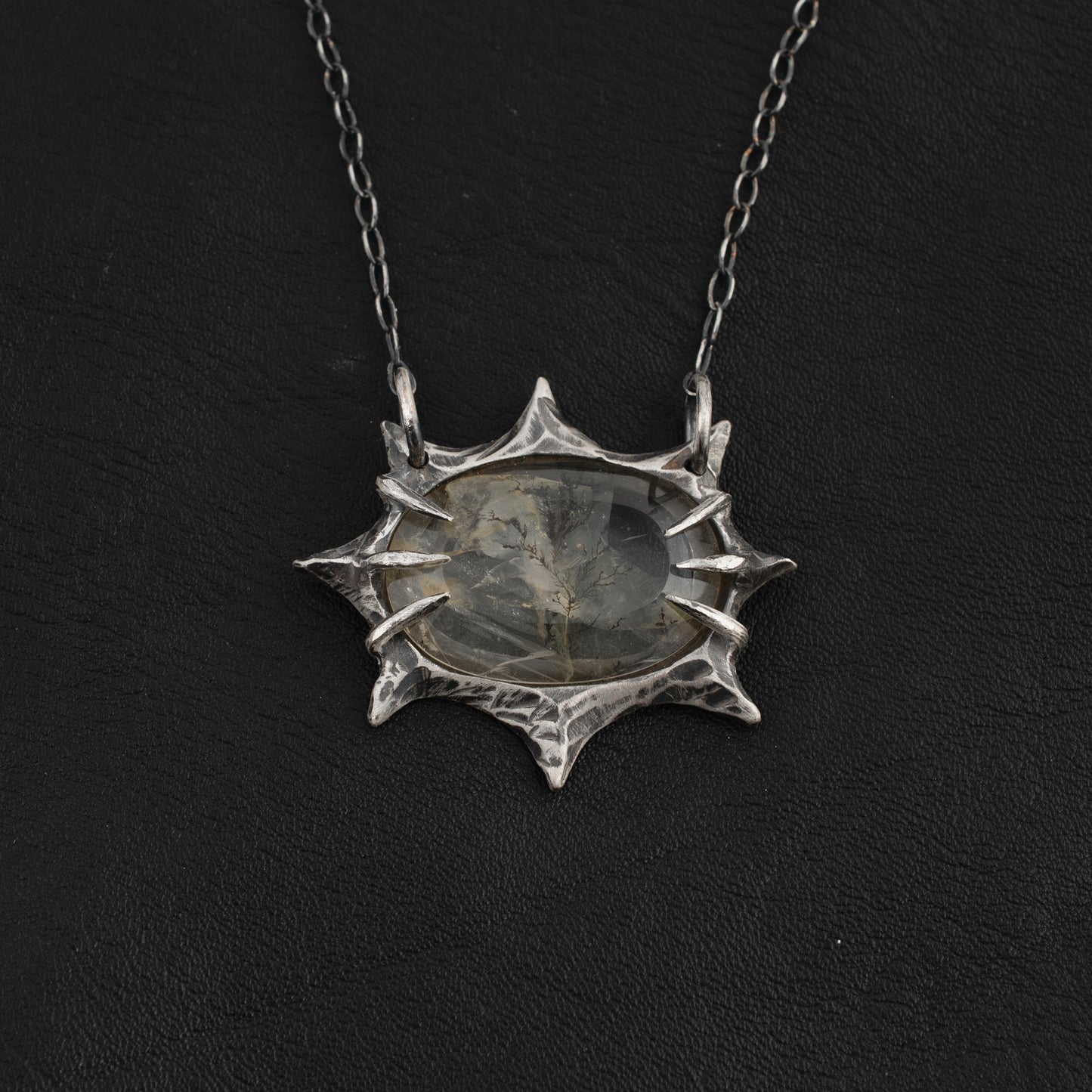 Glimmer Necklace // Dendritic Quartz