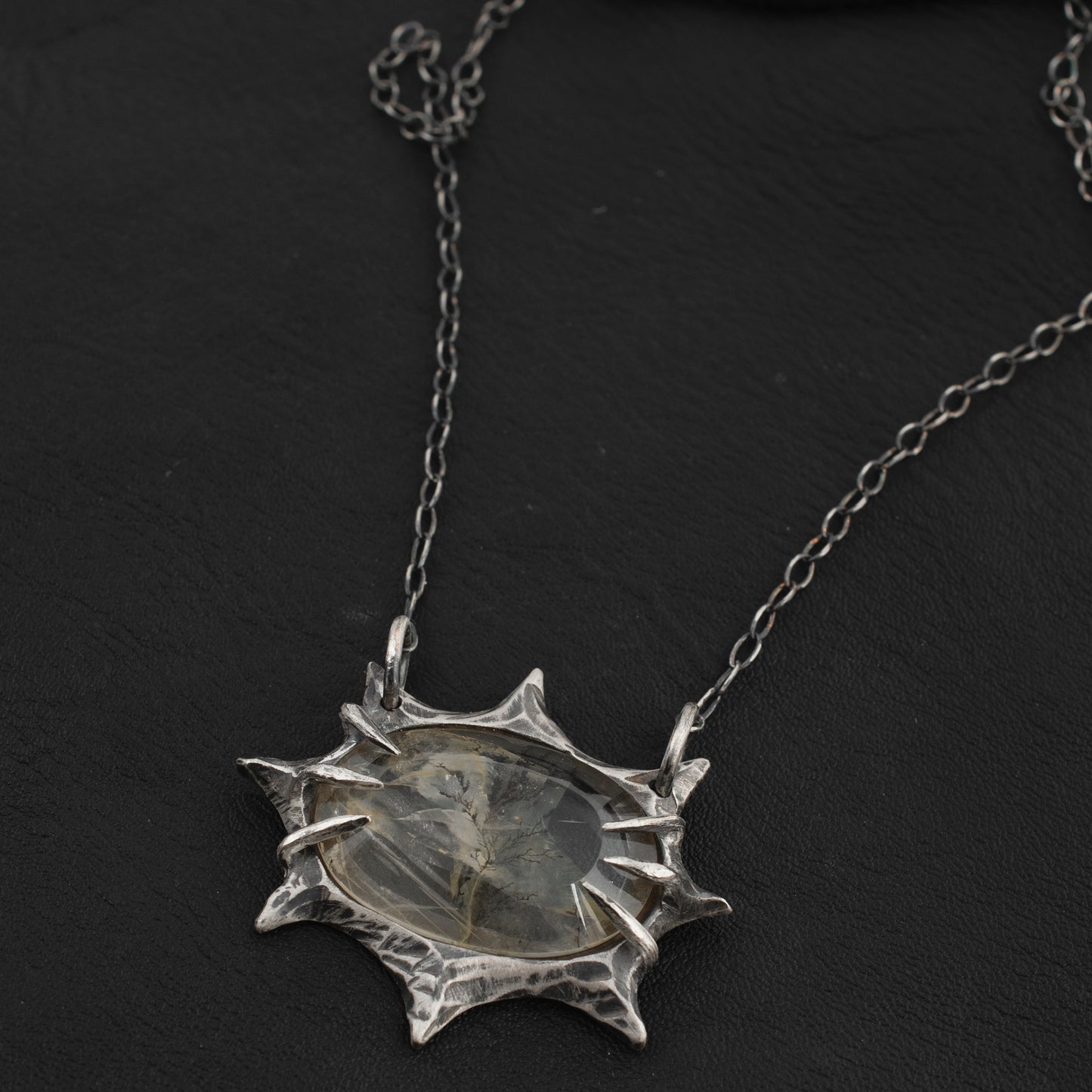 Glimmer Necklace // Dendritic Quartz