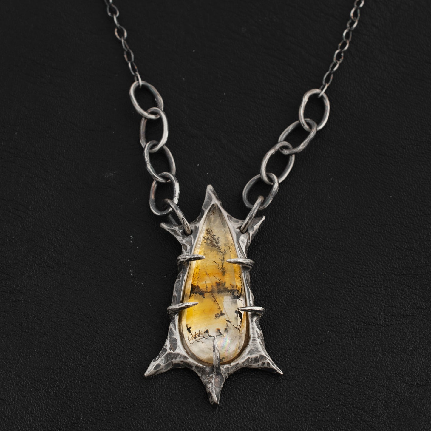 Stacked Necklace // Dendritic Quartz