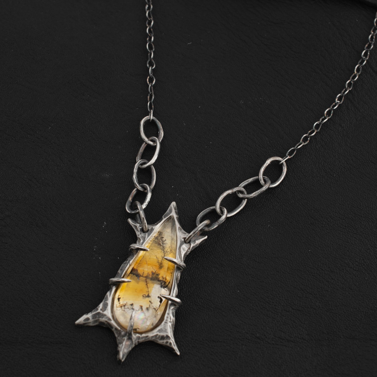 Stacked Necklace // Dendritic Quartz