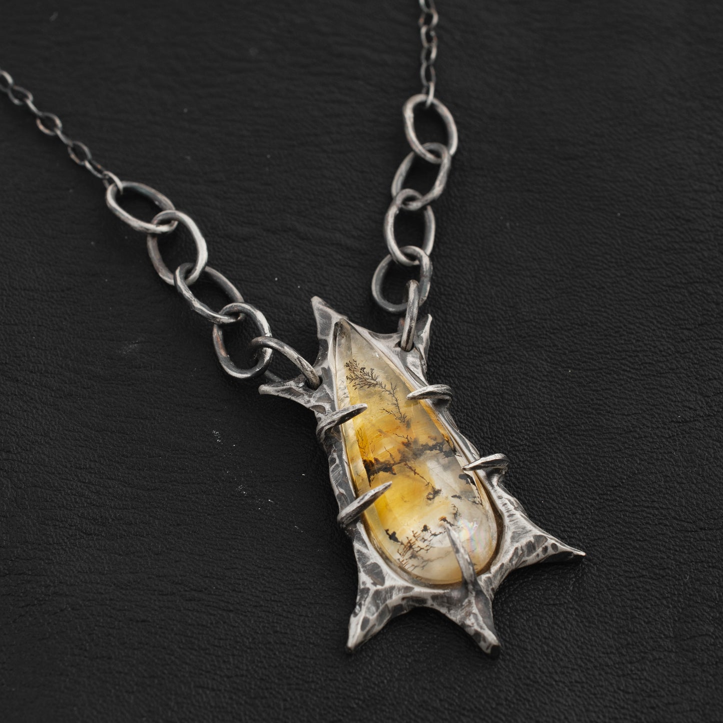 Stacked Necklace // Dendritic Quartz