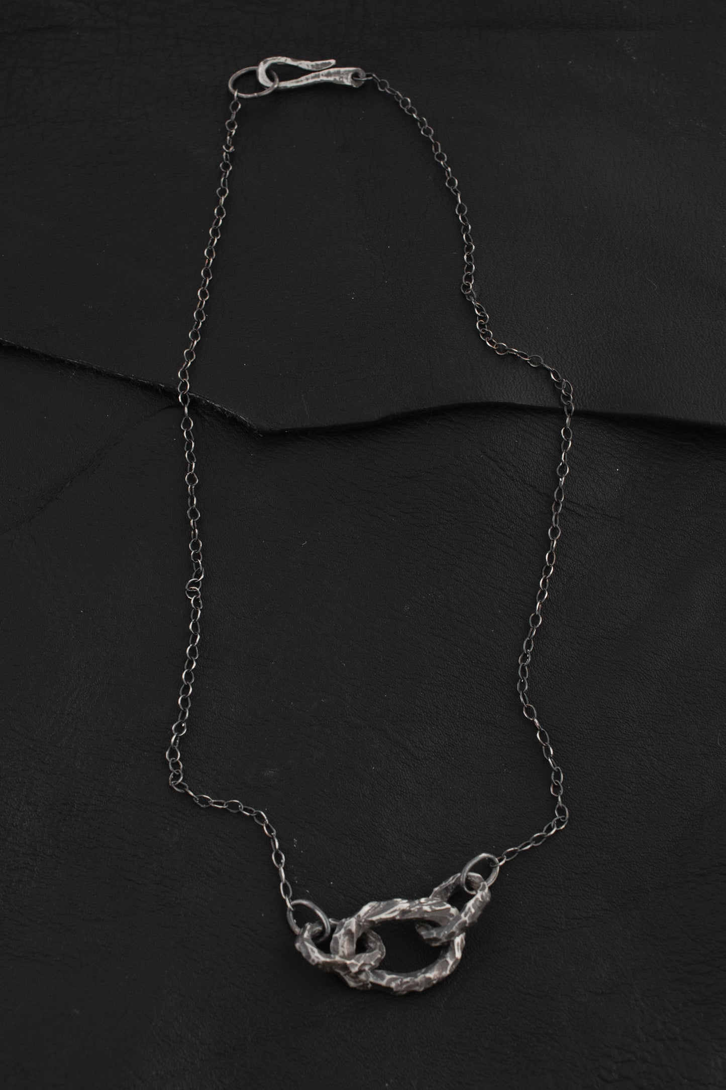 Puppy Necklace // Sterling Silver