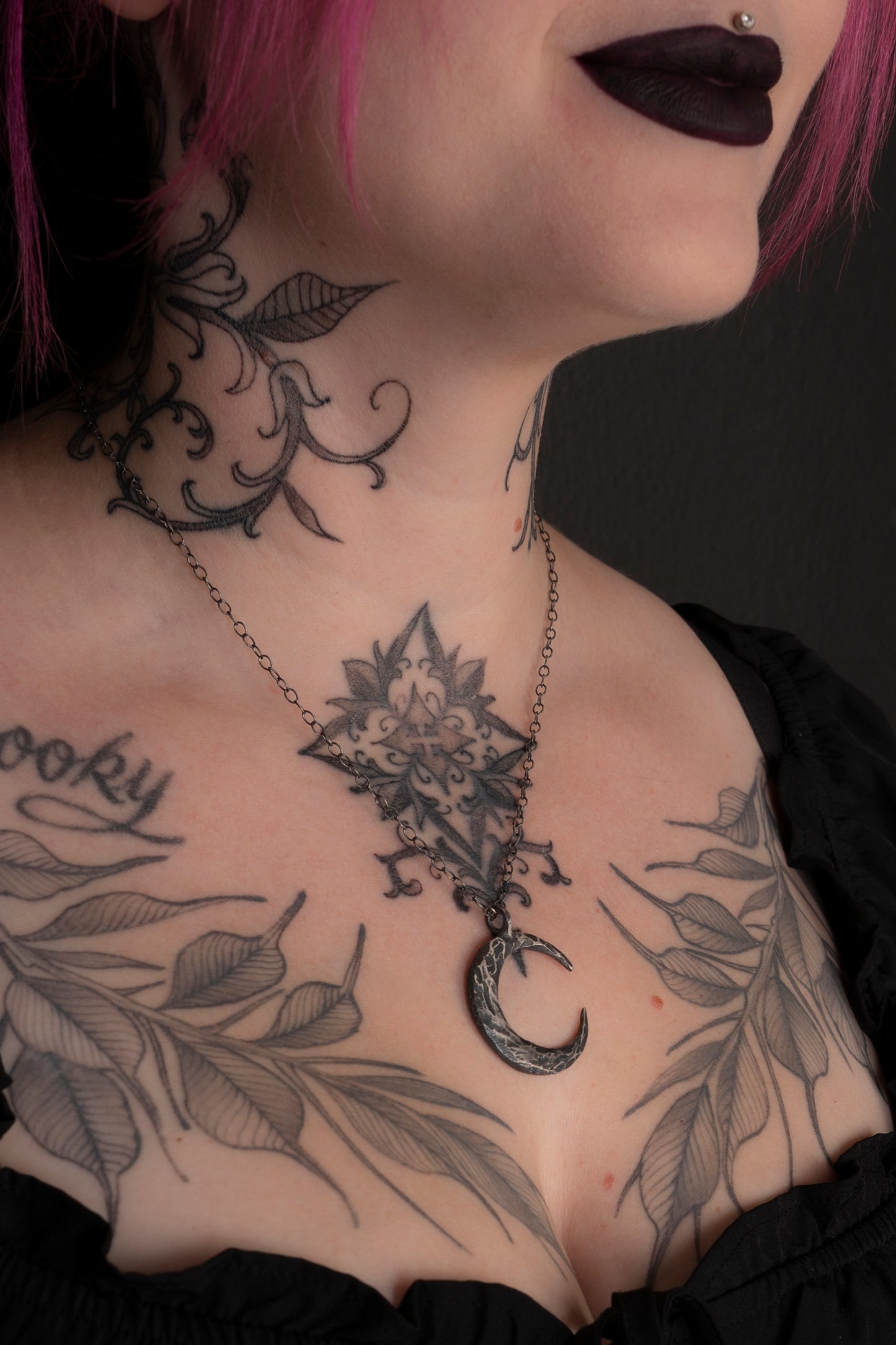 Lunar Necklace // Sterling Silver