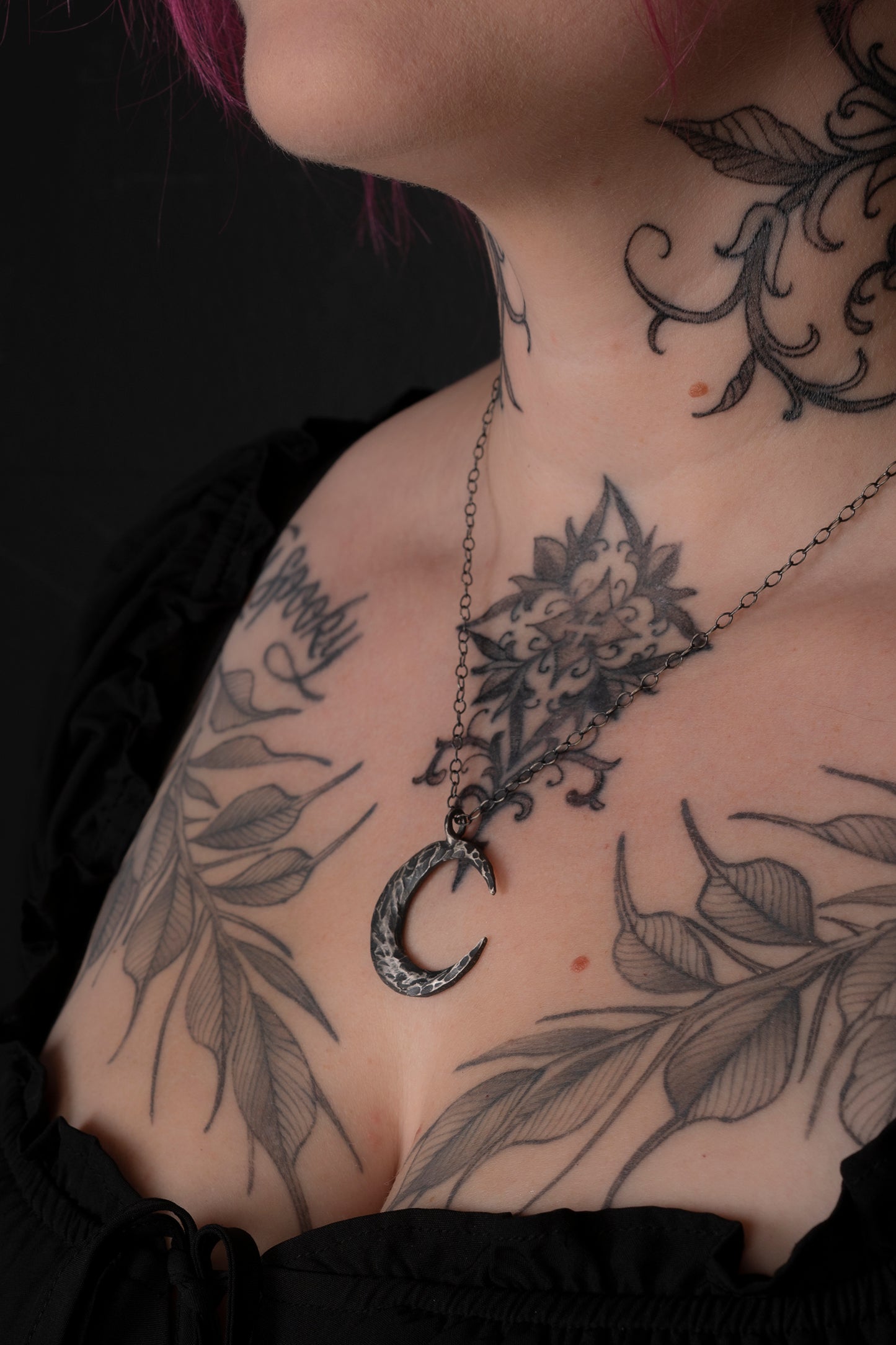Lunar Necklace // Sterling Silver