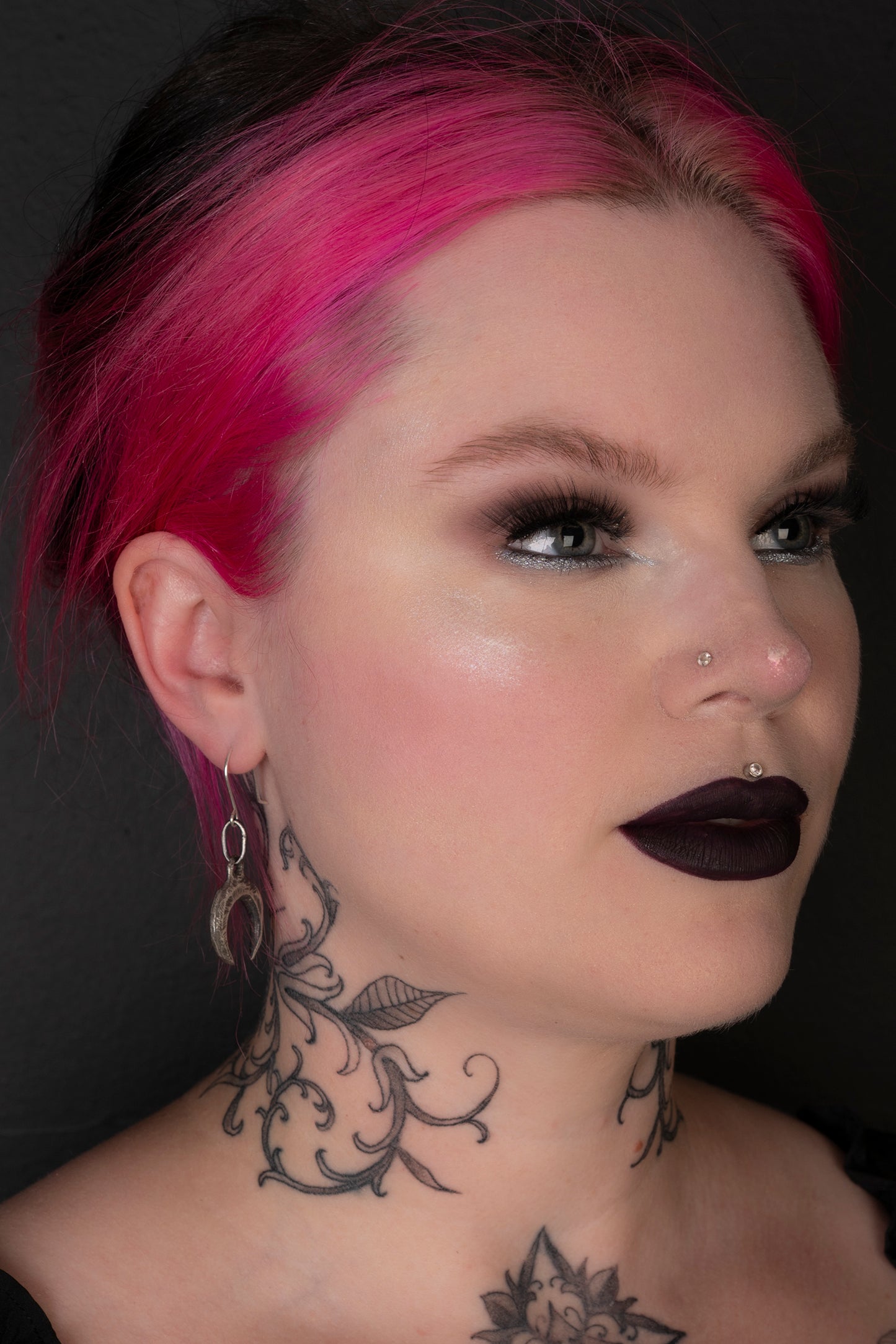 Short Cyanide Earring // Sterling Silver
