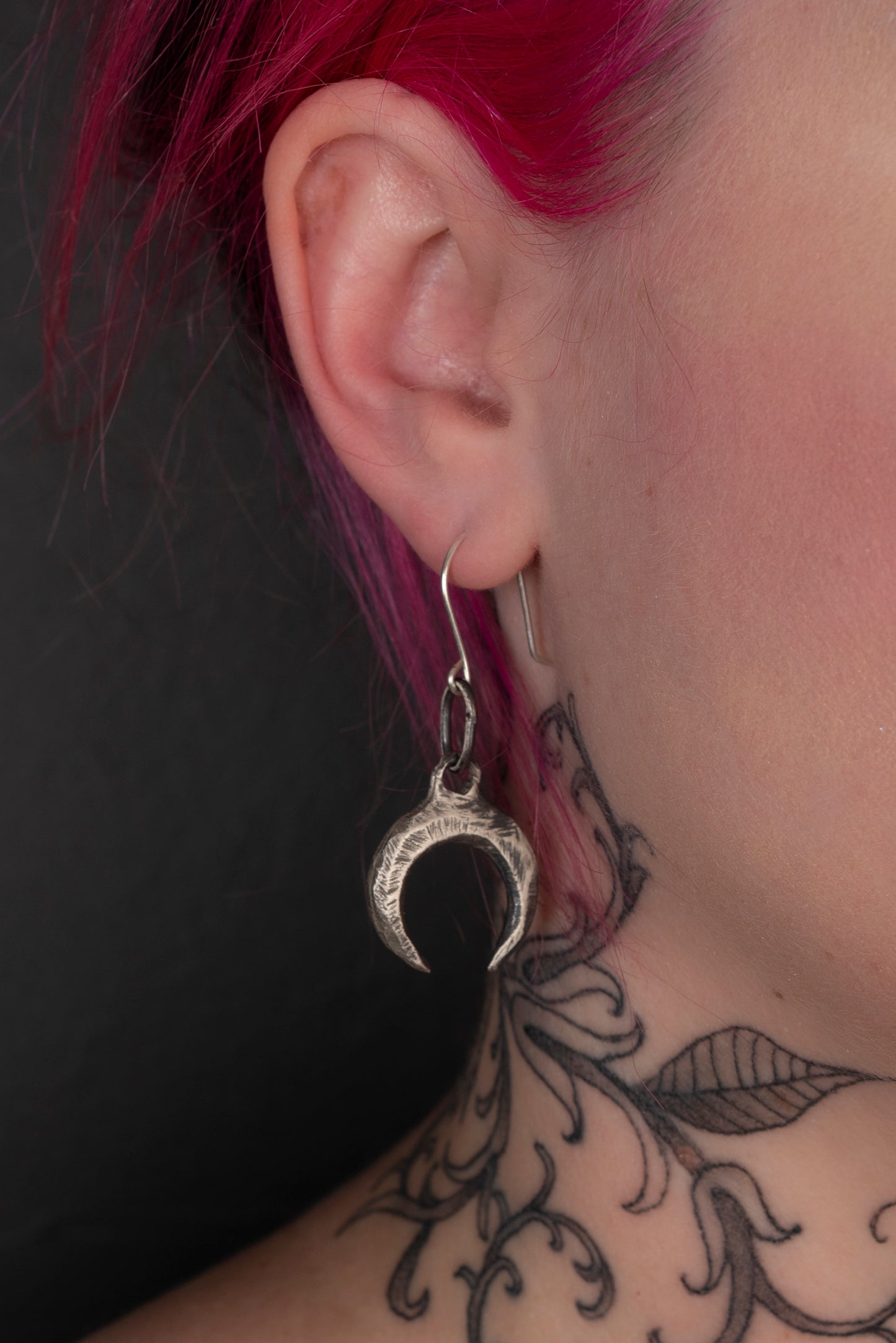 Short Cyanide Earring // Sterling Silver