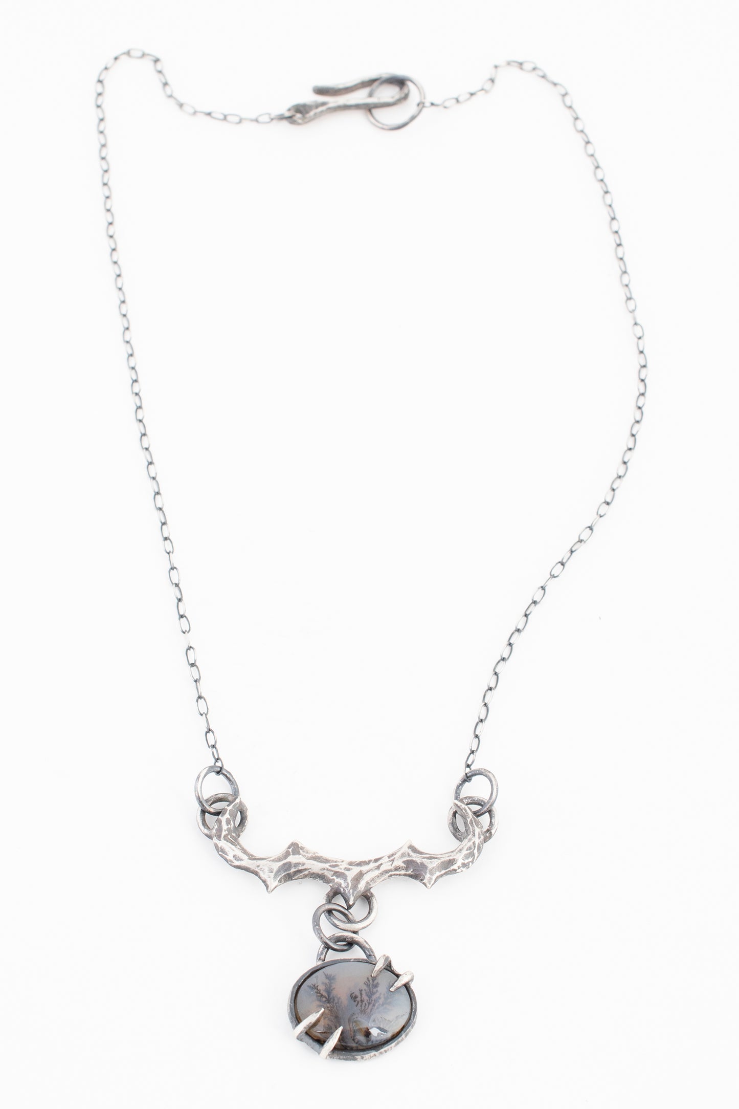 Area Necklace // Dendritic Agate
