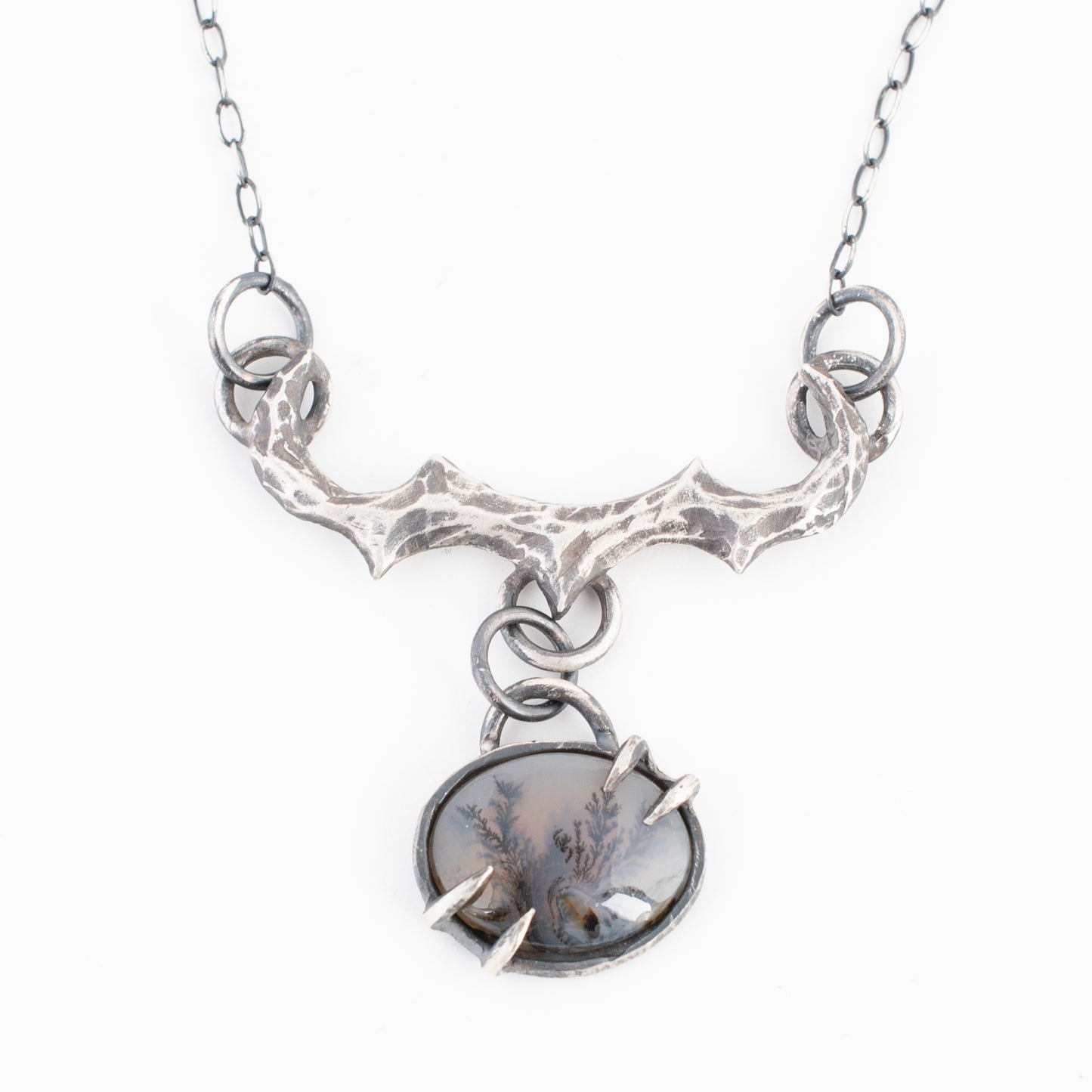 Area Necklace // Dendritic Agate