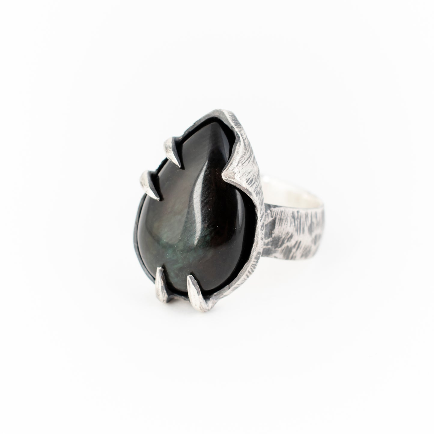 Please Ring // Rainbow Obsidian