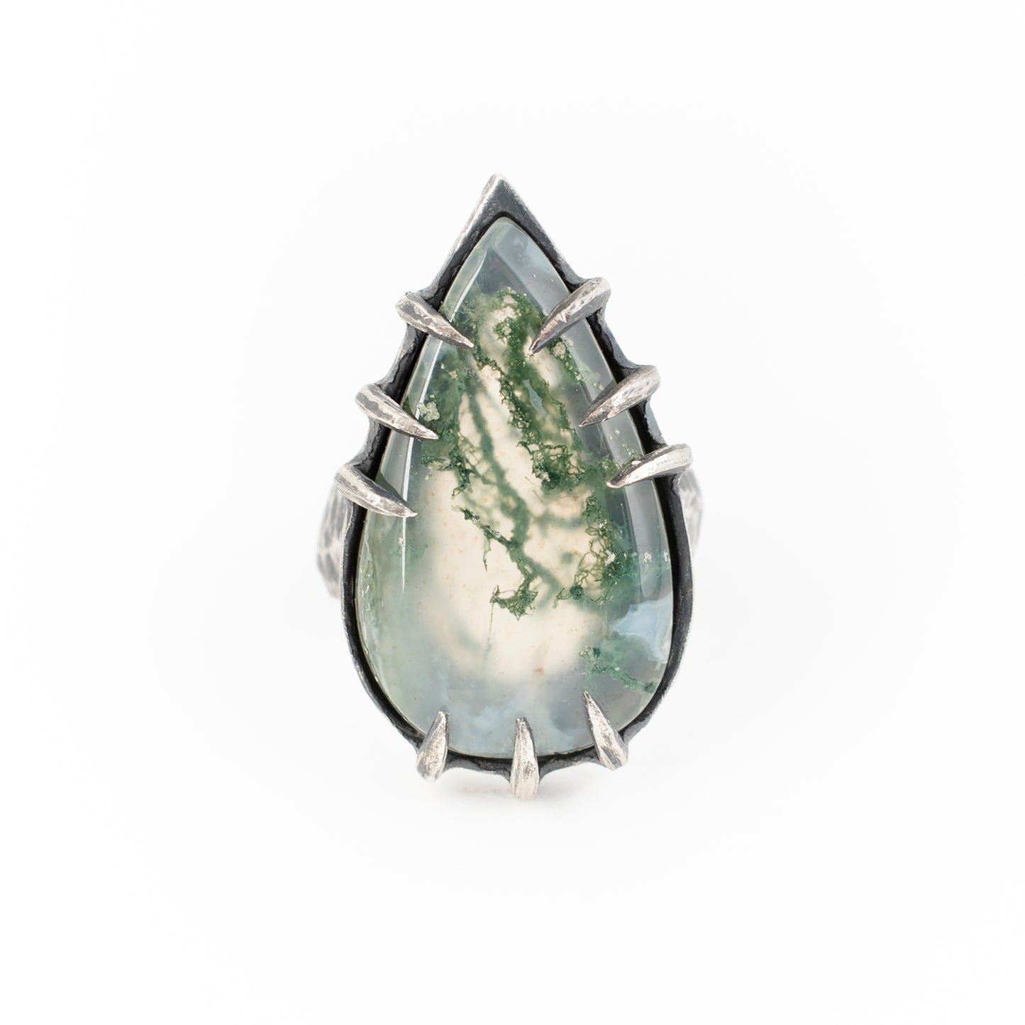 Obsession Ring // Moss Agate