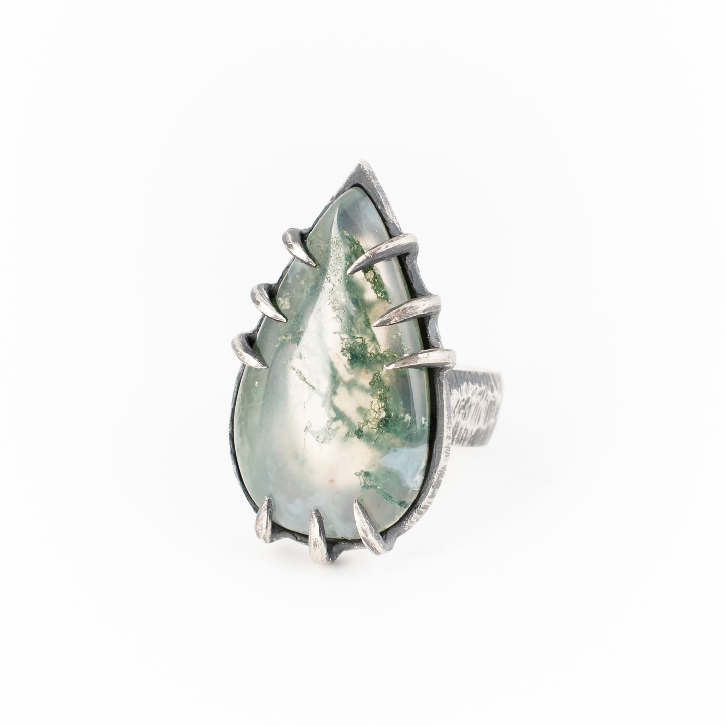 Obsession Ring // Moss Agate